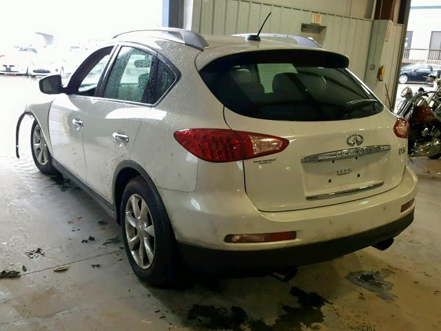 JNKAJ09E58M303083 - 2008 INFINITI EX35 BASE WHITE photo 3