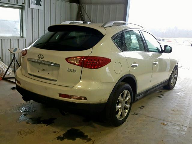 JNKAJ09E58M303083 - 2008 INFINITI EX35 BASE WHITE photo 4