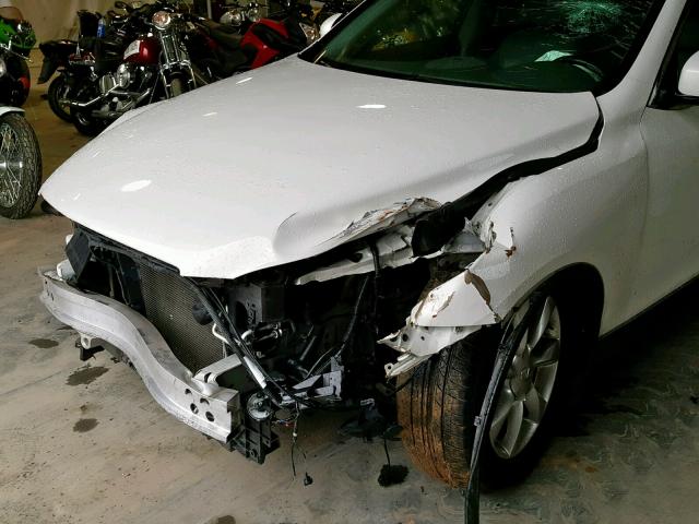 JNKAJ09E58M303083 - 2008 INFINITI EX35 BASE WHITE photo 9