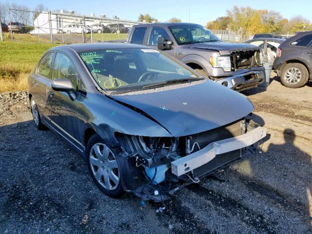 2HGFA16587H312218 - 2007 HONDA CIVIC LX GRAY photo 1