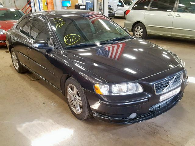 YV1RS592172616768 - 2007 VOLVO S60 2.5T BLACK photo 1