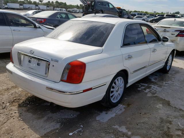 KMHFU45E15A419210 - 2005 HYUNDAI XG 350 WHITE photo 4