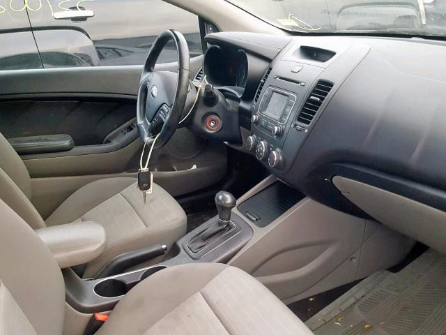 KNAFX6A88E5160731 - 2014 KIA FORTE EX SILVER photo 5