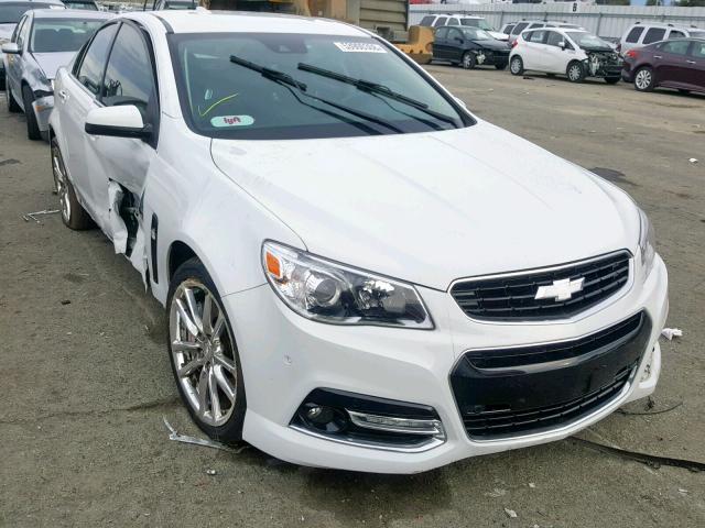 6G3F15RW1FL125093 - 2015 CHEVROLET SS WHITE photo 1