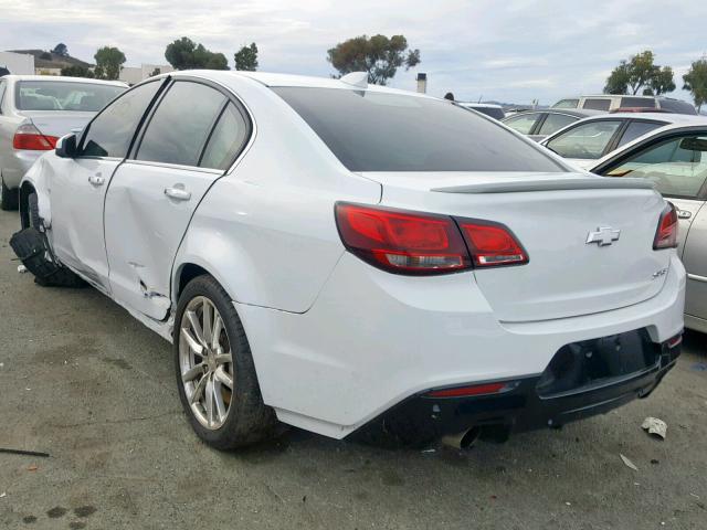 6G3F15RW1FL125093 - 2015 CHEVROLET SS WHITE photo 3