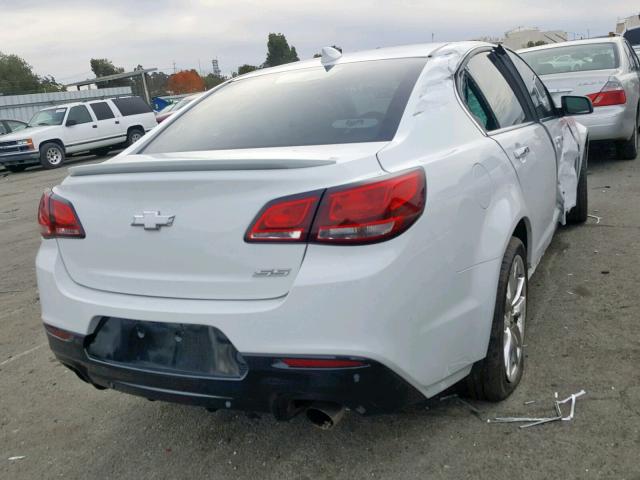 6G3F15RW1FL125093 - 2015 CHEVROLET SS WHITE photo 4