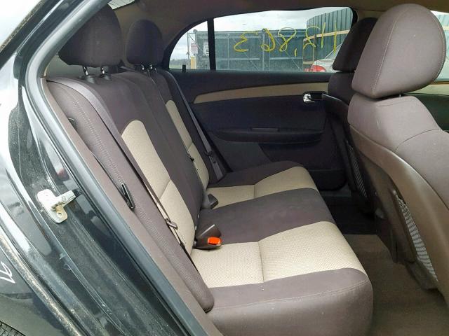 1G1ZC5E18BF398175 - 2011 CHEVROLET MALIBU 1LT BLACK photo 6