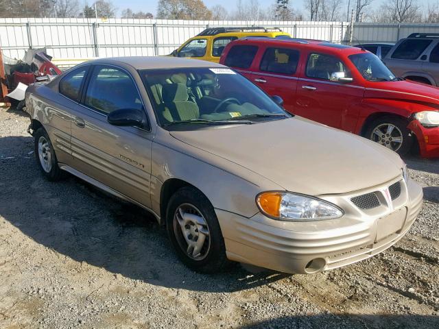 1G2NE12F72C216173 - 2002 PONTIAC GRAND AM S GOLD photo 1