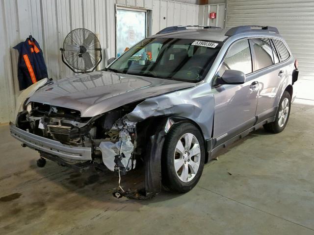 4S4BRCCC6A3375585 - 2010 SUBARU OUTBACK 2. GRAY photo 2