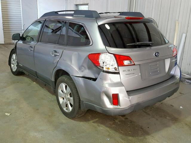 4S4BRCCC6A3375585 - 2010 SUBARU OUTBACK 2. GRAY photo 3