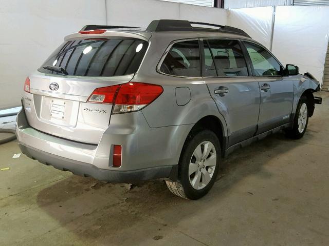 4S4BRCCC6A3375585 - 2010 SUBARU OUTBACK 2. GRAY photo 4