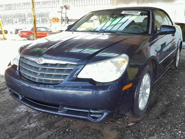 1C3LC55R78N633302 - 2008 CHRYSLER SEBRING TO BLUE photo 2