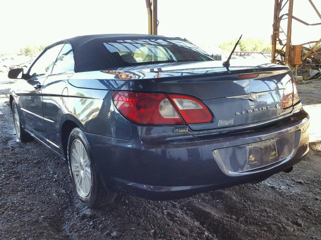 1C3LC55R78N633302 - 2008 CHRYSLER SEBRING TO BLUE photo 3