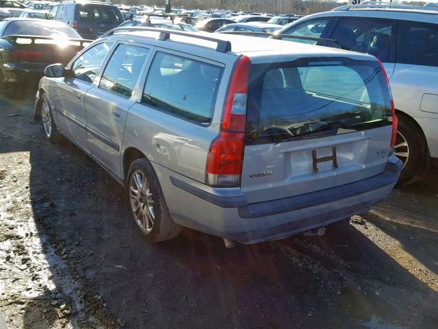 YV1SW53D111023005 - 2001 VOLVO V70 T5 TUR SILVER photo 3