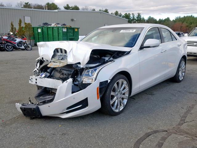 1G6AH5RX2H0113313 - 2017 CADILLAC ATS LUXURY WHITE photo 2