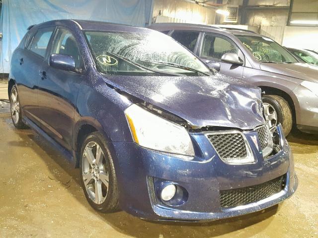 5Y2SR67079Z444928 - 2009 PONTIAC VIBE GT BLUE photo 1