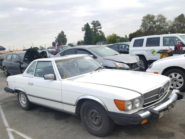 WDBBA45A4EA009878 - 1984 MERCEDES-BENZ 380 SL WHITE photo 1