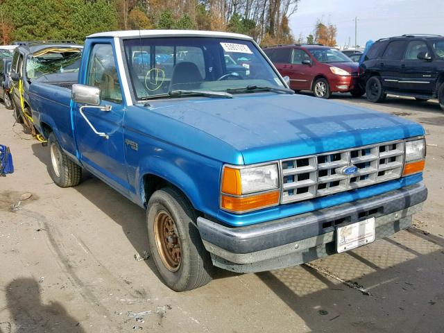 1FTCR10U8NUB78931 - 1992 FORD RANGER BLUE photo 1