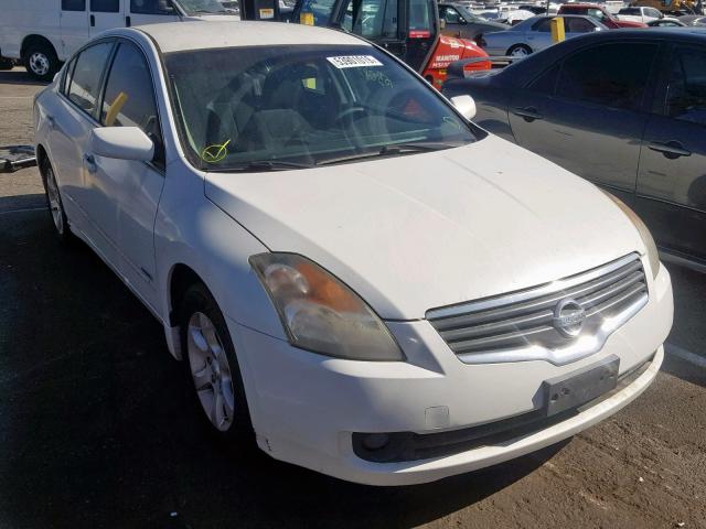 1N4CL21E78C209858 - 2008 NISSAN ALTIMA HYB WHITE photo 1