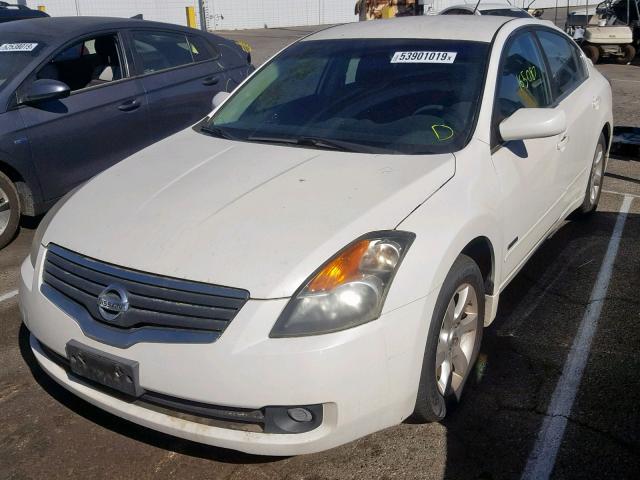 1N4CL21E78C209858 - 2008 NISSAN ALTIMA HYB WHITE photo 2