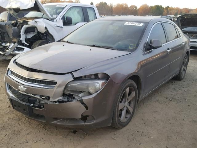 1G1ZC5E04CF167783 - 2012 CHEVROLET MALIBU 1LT BROWN photo 2