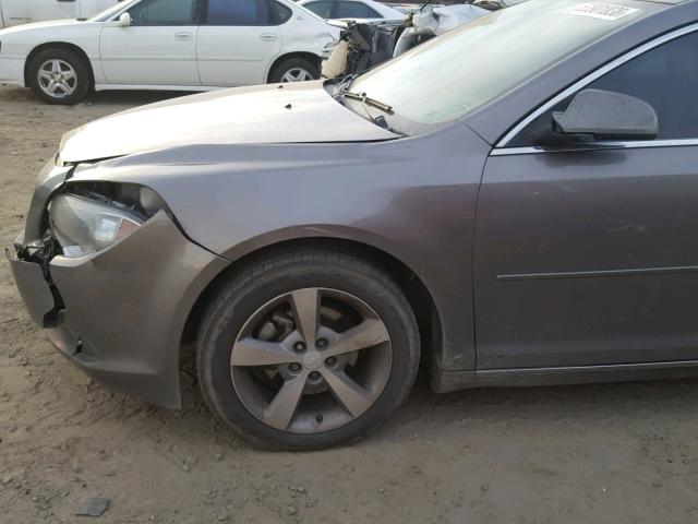 1G1ZC5E04CF167783 - 2012 CHEVROLET MALIBU 1LT BROWN photo 9