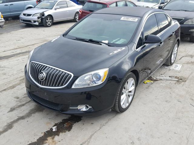 1G4PP5SK6C4185587 - 2012 BUICK VERANO BLACK photo 2