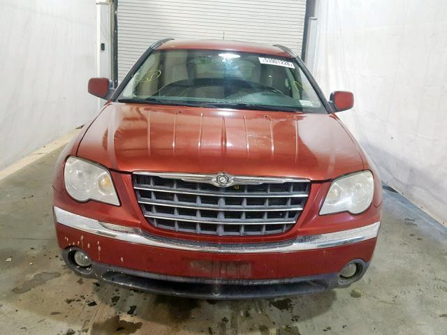 2A8GF68X77R334536 - 2007 CHRYSLER PACIFICA T RED photo 9