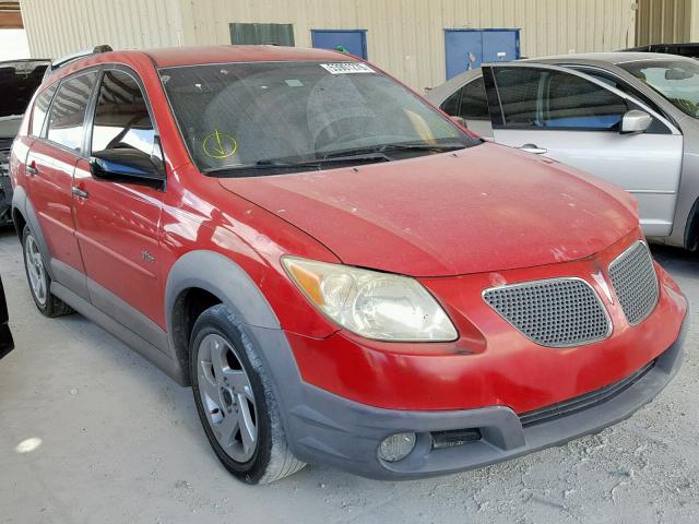 5Y2SL65866Z442626 - 2006 PONTIAC VIBE RED photo 1