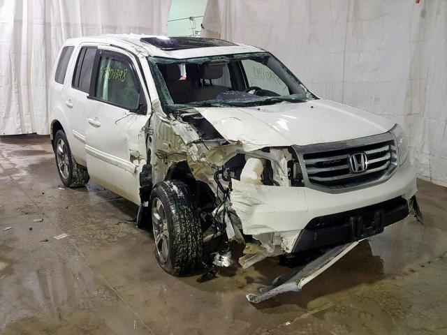 5FNYF4H37FB027987 - 2015 HONDA PILOT SE WHITE photo 1