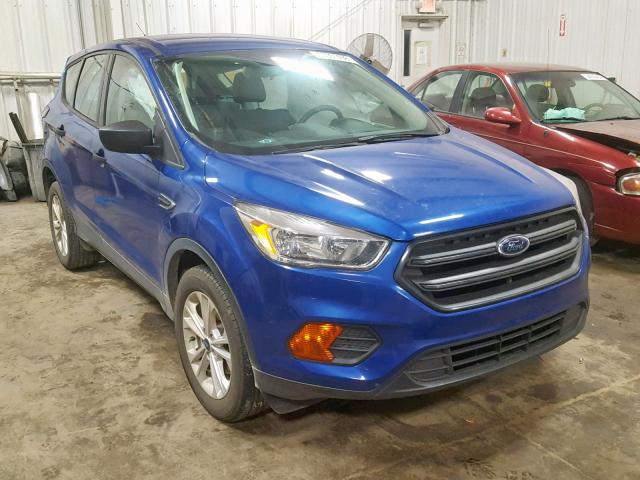 1FMCU0F79HUE64653 - 2017 FORD ESCAPE S BLUE photo 1