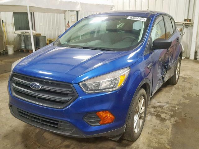 1FMCU0F79HUE64653 - 2017 FORD ESCAPE S BLUE photo 2