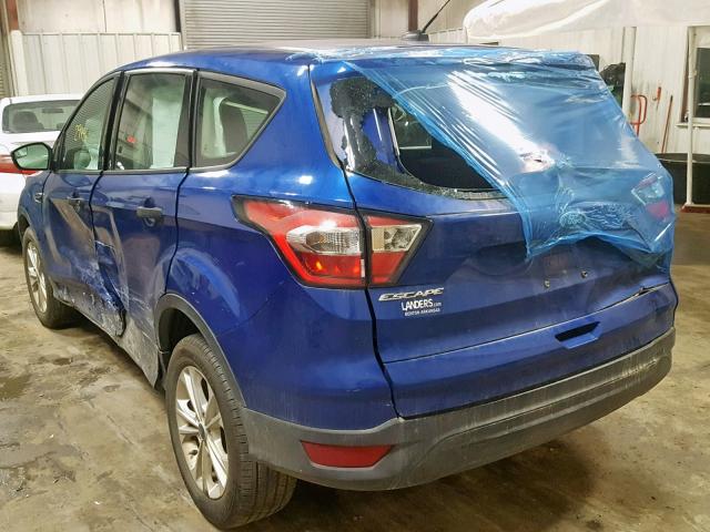 1FMCU0F79HUE64653 - 2017 FORD ESCAPE S BLUE photo 3