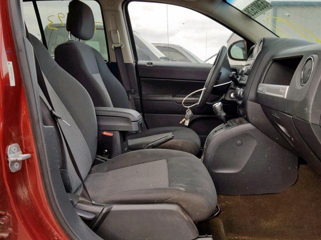 1C4NJCBA6ED829505 - 2014 JEEP COMPASS SP 勃艮第红 照片 5
