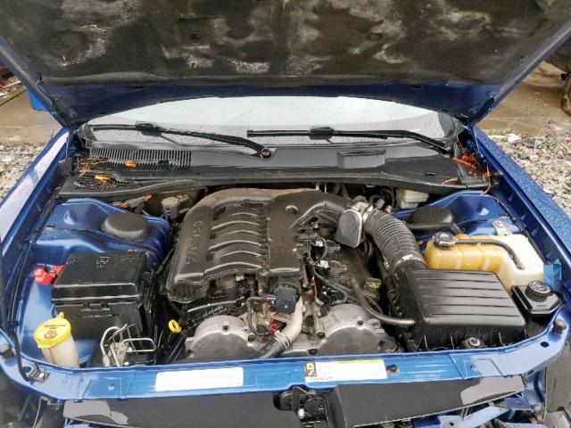 2B3KA33V99H619947 - 2009 DODGE CHARGER SX BLUE photo 7