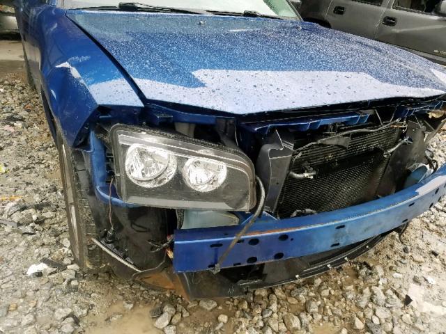 2B3KA33V99H619947 - 2009 DODGE CHARGER SX BLUE photo 9