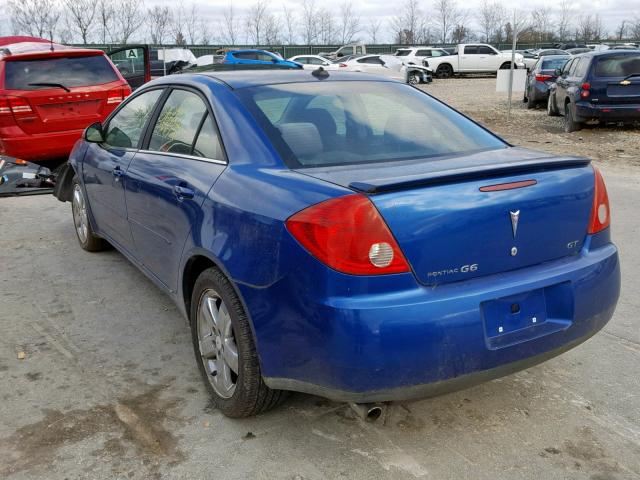 1G2ZH528154139607 - 2005 PONTIAC G6 GT BLUE photo 3