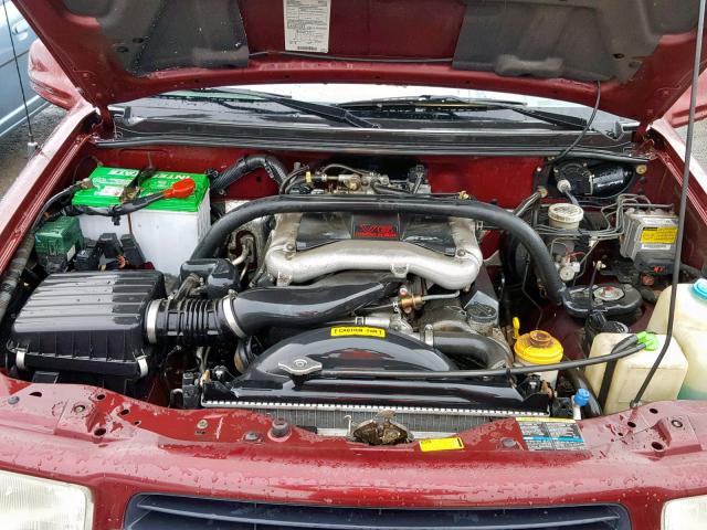 2CNBJ634336908067 - 2003 CHEVROLET TRACKER LT BURGUNDY photo 7