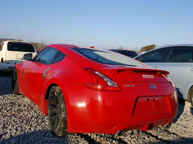 JN1AZ44E19M409771 - 2009 NISSAN 370Z RED photo 3