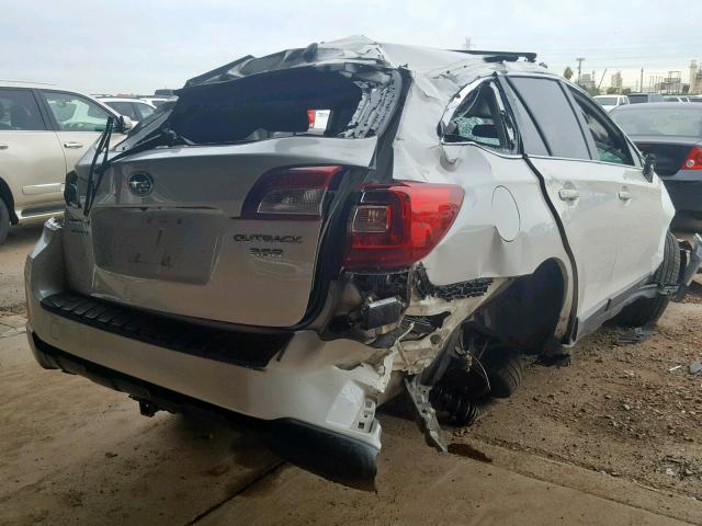 4S4BSENC2F3245839 - 2015 SUBARU OUTBACK 3. WHITE photo 4