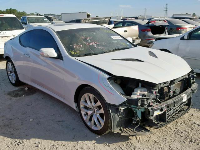 KMHHU6KJ4DU087637 - 2013 HYUNDAI GENESIS CO WHITE photo 1