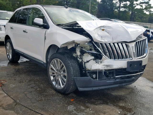 2LMDJ6JK3BBJ20295 - 2011 LINCOLN MKX WHITE photo 1