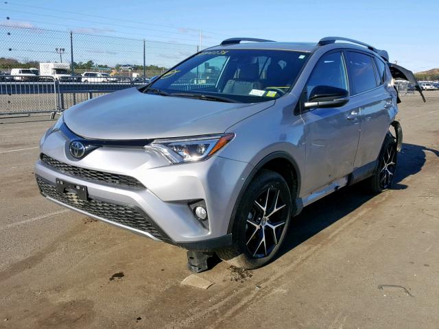 2T3JFREV8HW685674 - 2017 TOYOTA RAV4 SE SILVER photo 2