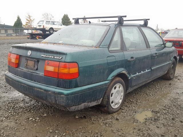 WVWGC83A4TE058189 - 1996 VOLKSWAGEN PASSAT GLS GREEN photo 4