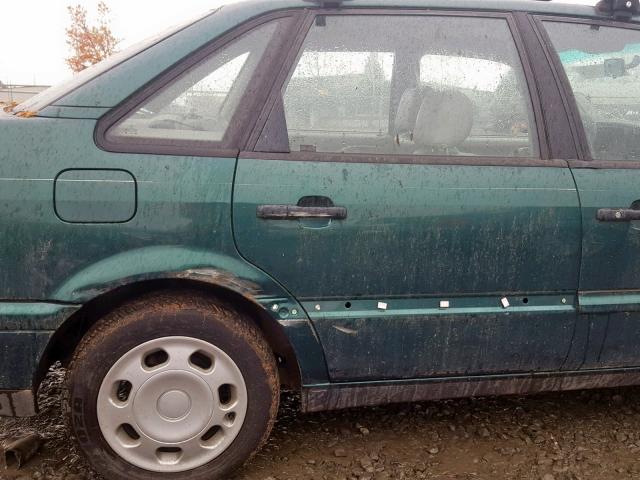 WVWGC83A4TE058189 - 1996 VOLKSWAGEN PASSAT GLS GREEN photo 9