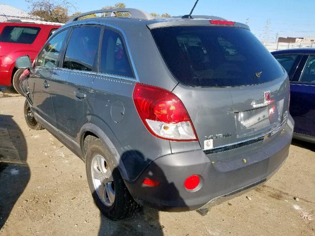 3GSDL43N68S534328 - 2008 SATURN VUE XE GRAY photo 3