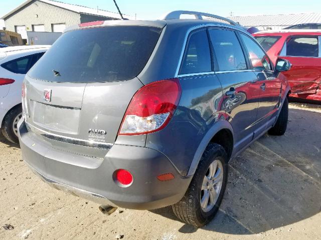 3GSDL43N68S534328 - 2008 SATURN VUE XE GRAY photo 4