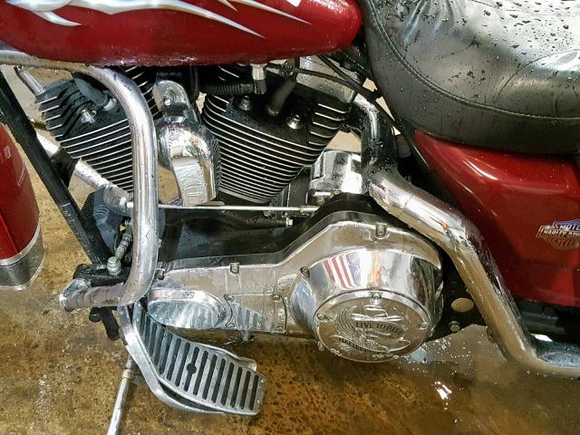 1HD1FFW166Y618311 - 2006 HARLEY-DAVIDSON FLHTCI RED photo 7