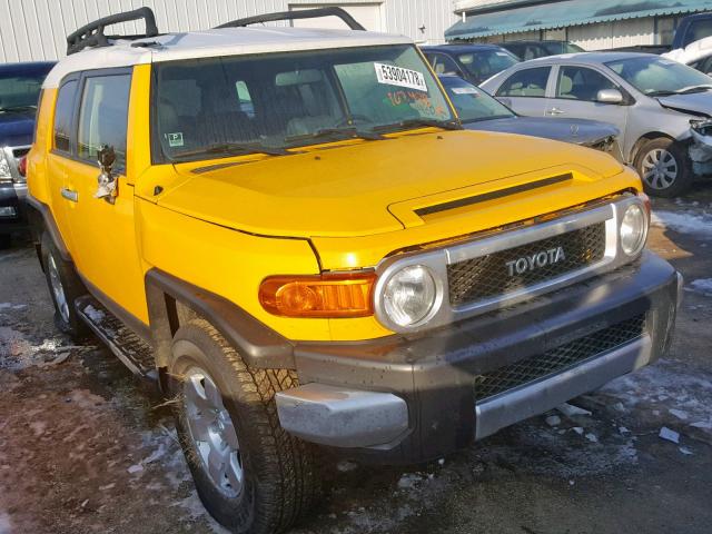 JTEBU11F770018099 - 2007 TOYOTA FJ CRUISER YELLOW photo 1