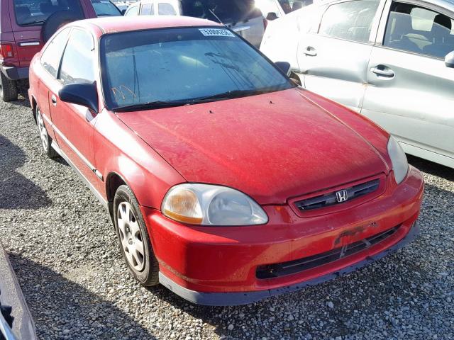 1HGEJ6221WL066697 - 1998 HONDA CIVIC DX RED photo 1